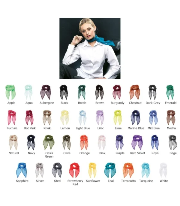 Premier PR740 Ladies Colours Chiffon Scarf